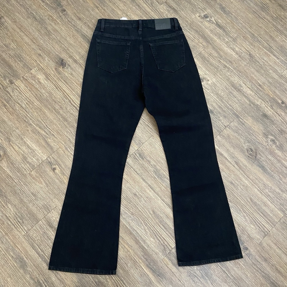 Sandro Paris Rudolphe High-Rise Flare Black Jeans - Picture 12 of 12
